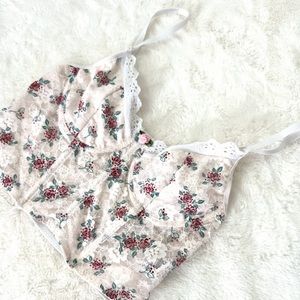 Lace Floral Bralette